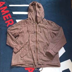 Matte purple American Eagle Utility jacket